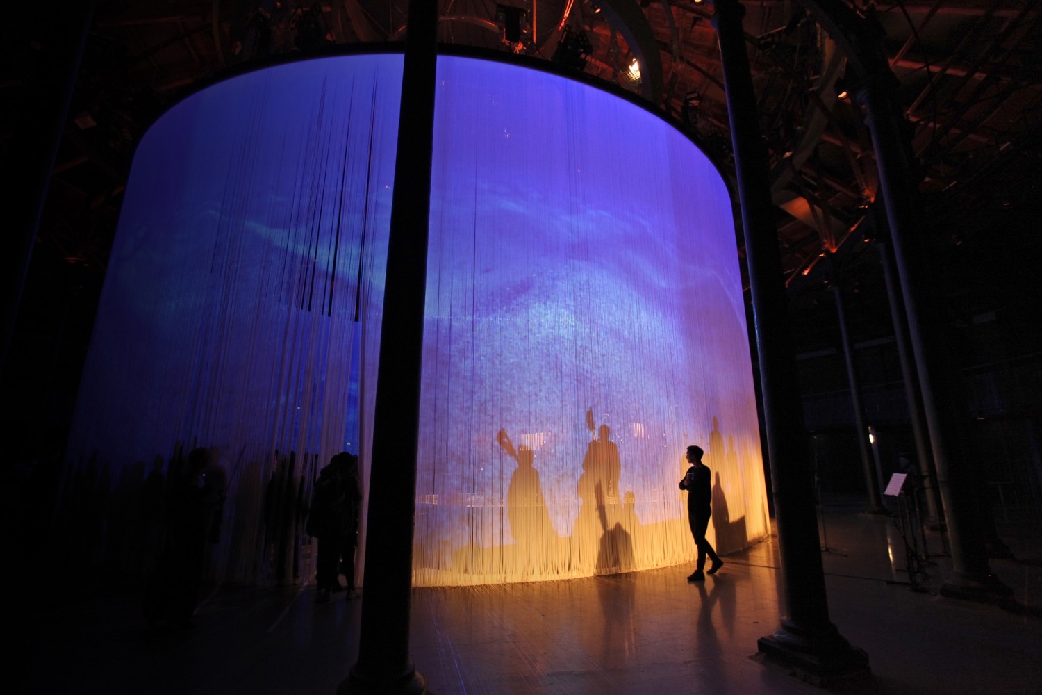 Curtain Call by Ron Arad, 360° at the Roundhouse